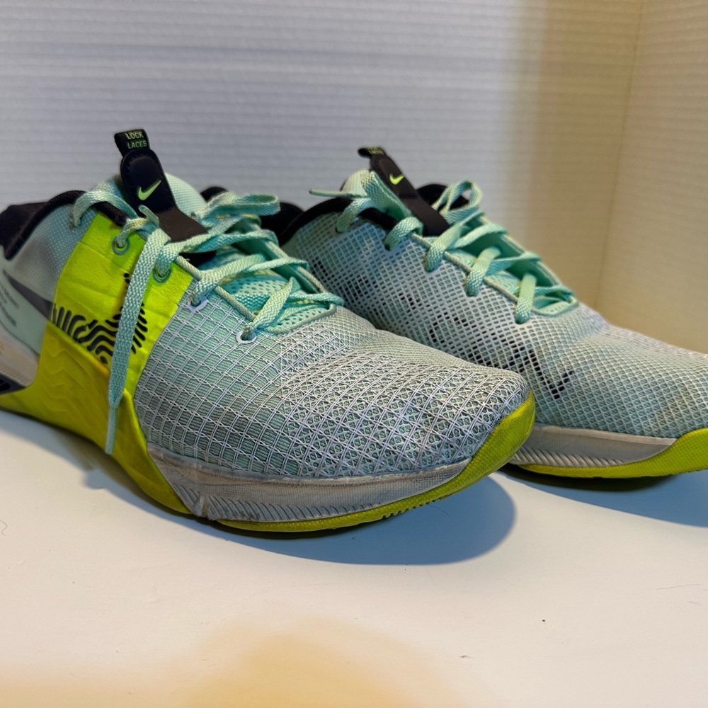 Size 10.5 - Nike Metcon 8 Mint Foam Volt CrossFit Lifting/workout Shoes